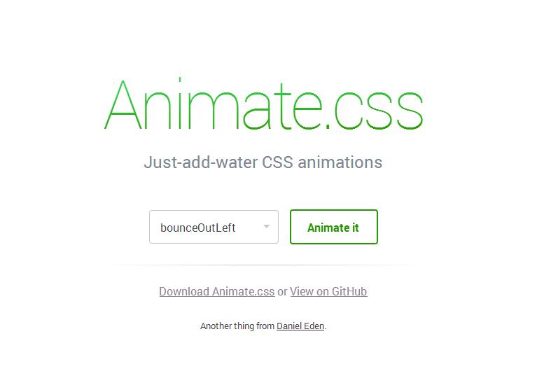 Animate.css一款跨瀏覽器的CSS3動(dòng)畫(huà)庫(kù)